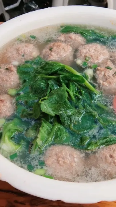 丸子青菜汤