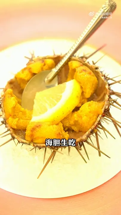 生吃海胆