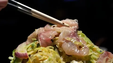 东北炝拌鱼生
