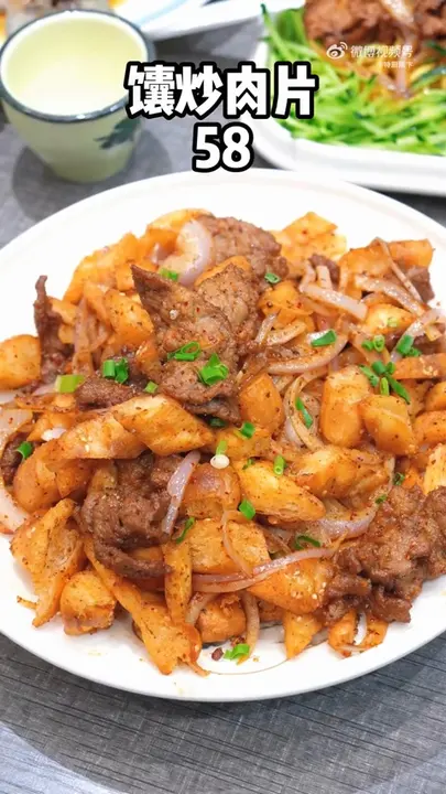馕炒肉片