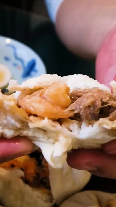 虾仁肉包