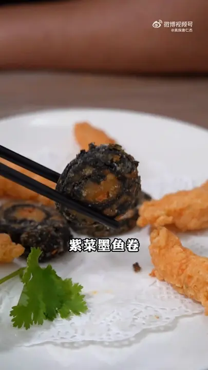 紫菜墨鱼卷