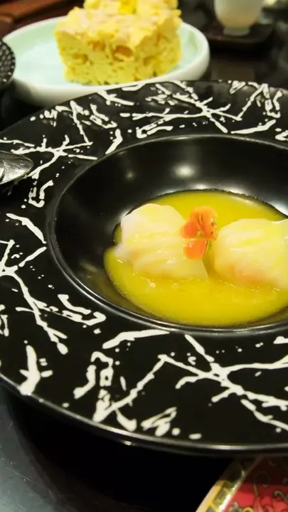 金汤虾饺