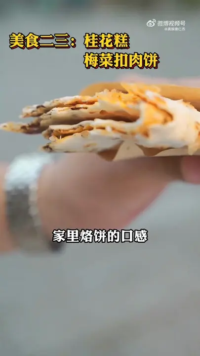 梅菜扣肉饼