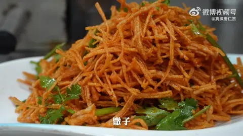 烙馍卷馓子