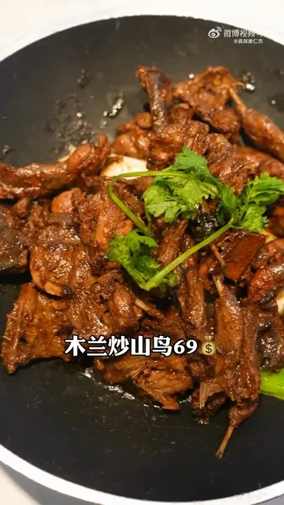 木兰炒山鸟