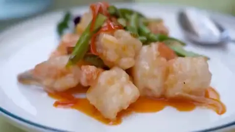 姜尾桃花虾